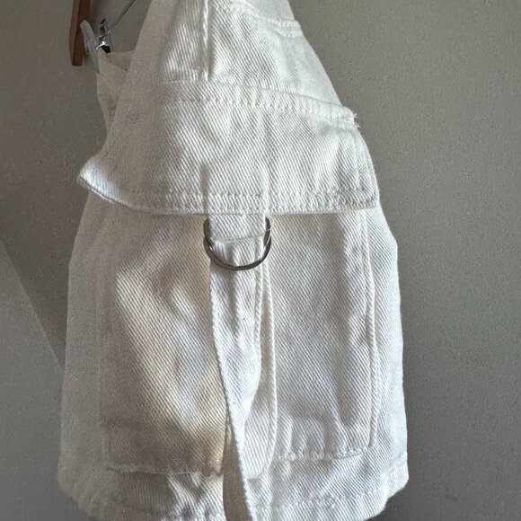 SHEIN White Cargo Mini Skirt – Size Medium - Picture 5 of 6